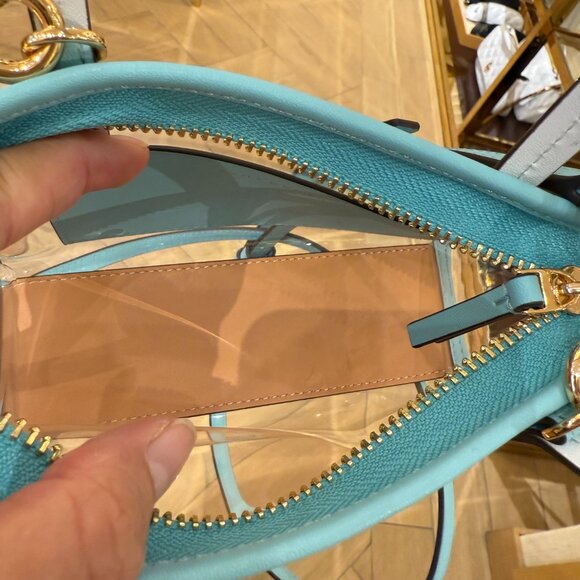 Tory Burch Blake Clear Mini Tote 165833 - Picture 7 of 9